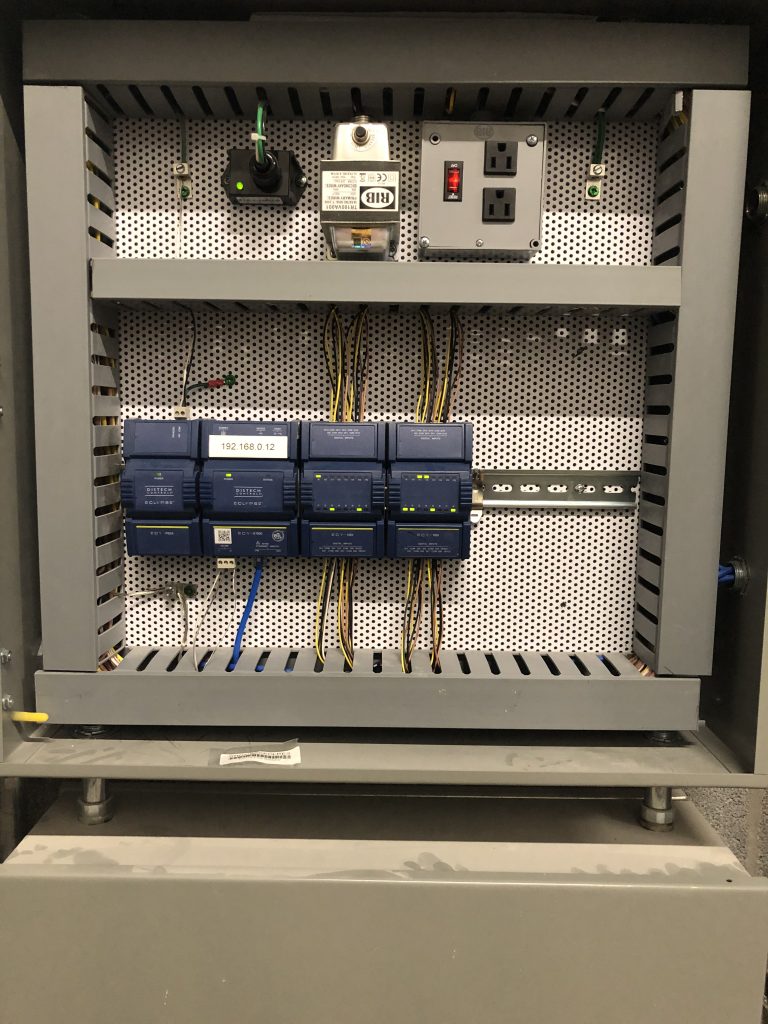 an upgraded legacy building automation system