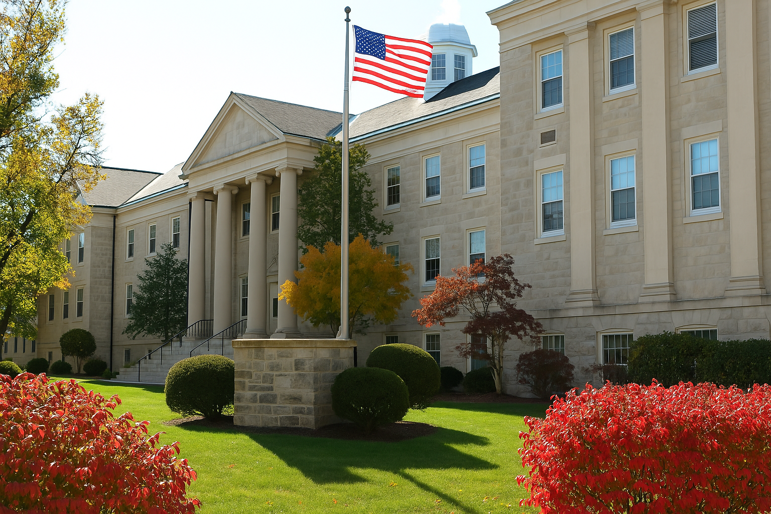 Exterior of Carlisle Barracks. Photo Courtesy of the US Army.